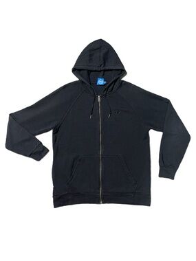 Mens ADIDAS Embroidered Zip-Up Hoodie Jacket